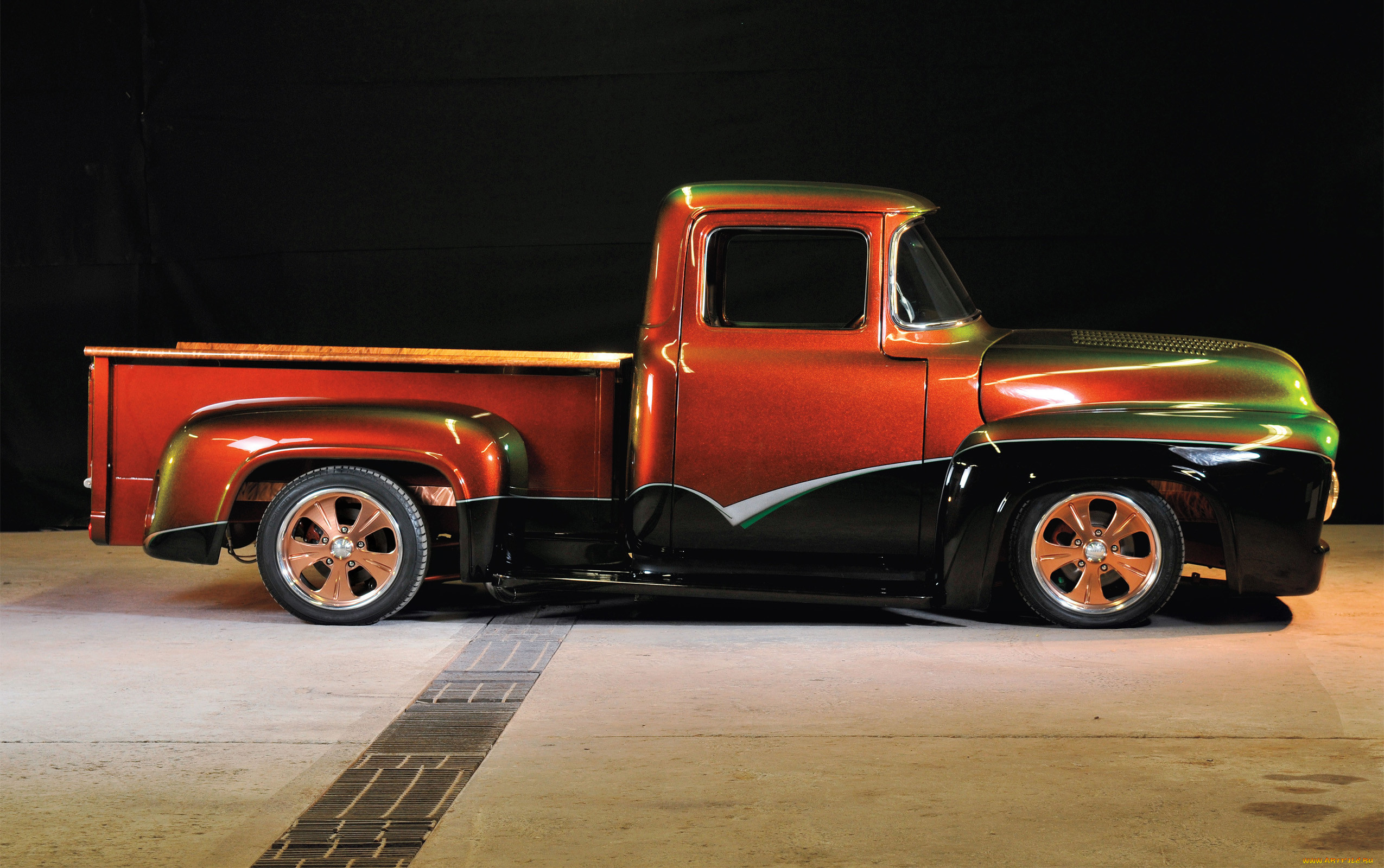 , custom pick-up, ford